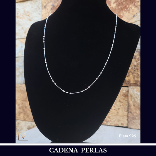 Cadena Perlas Fina